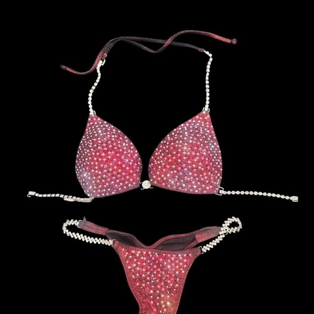 Competition Bikinis By Rosie Women's Red Bikini-and-tankini-bottoms